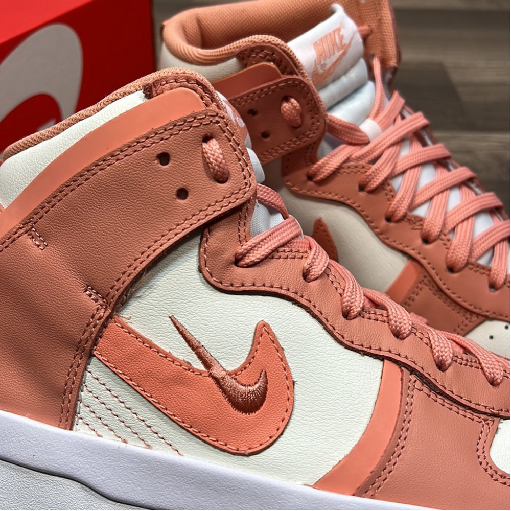 Nike Dunk High Up Crimson Bliss - Picture 6 of 9